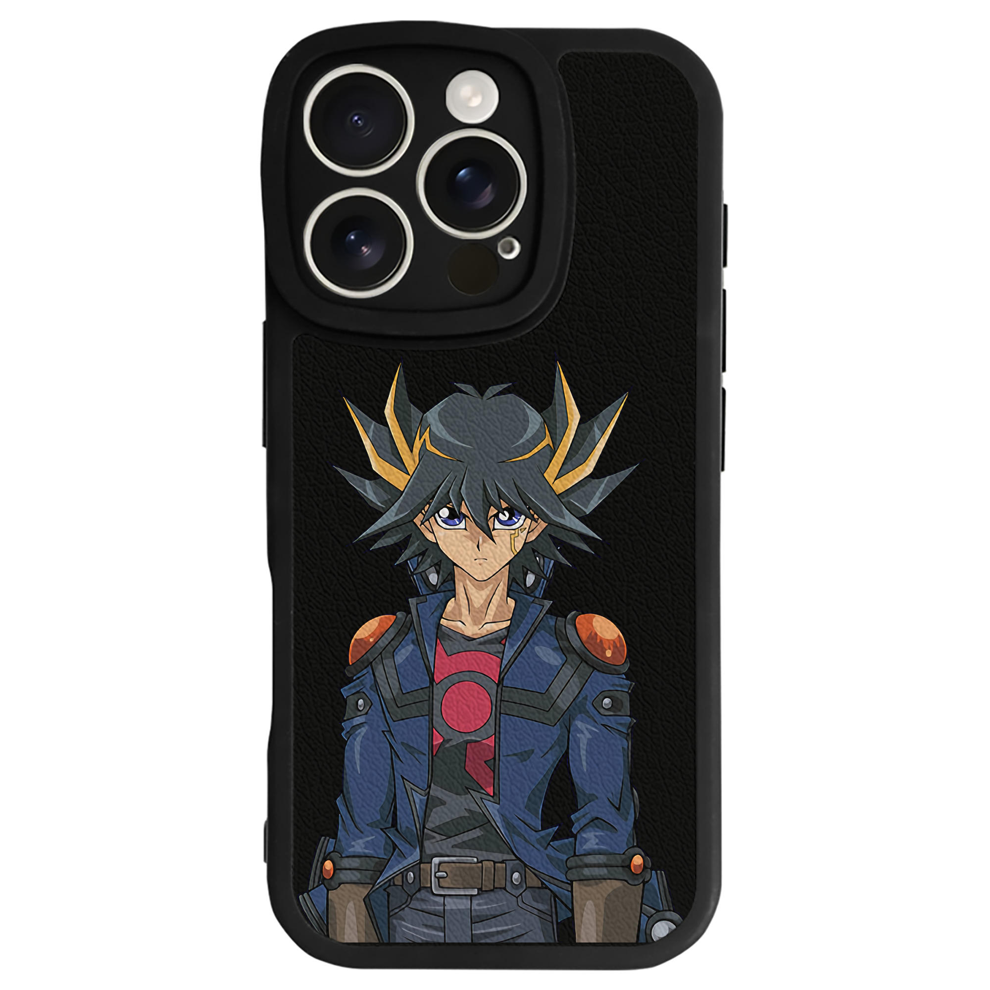 遊☆戯☆王 Yu-Gi-Oh! 【iPhone 16シリーズ対応】シリコンスマホケース（レザー調） 材質：シリコン